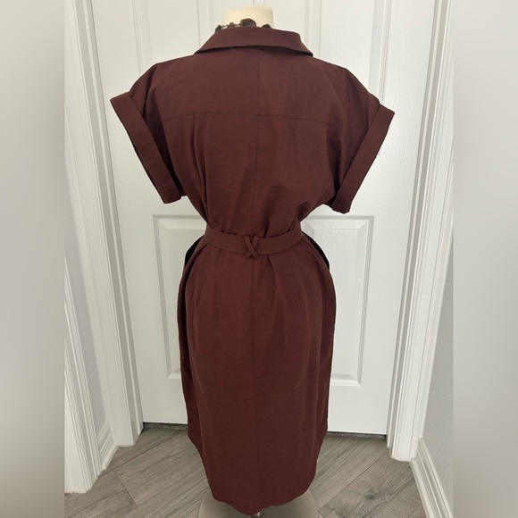 The Fifth Label Brown Maroon Midi Dress - Picture 4 of 5